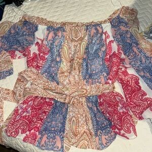 Ladies off the shoulder blouse